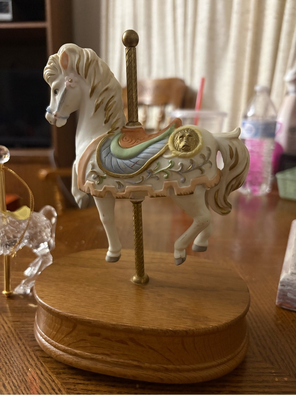 vintage Lefton Carousel Horse